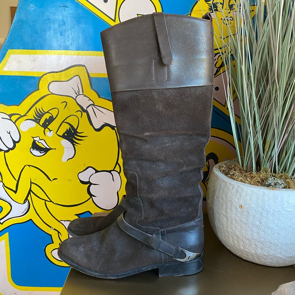Golden Goose Suede Riding Boot 38 7.5 free people isabel marant allsaints boho